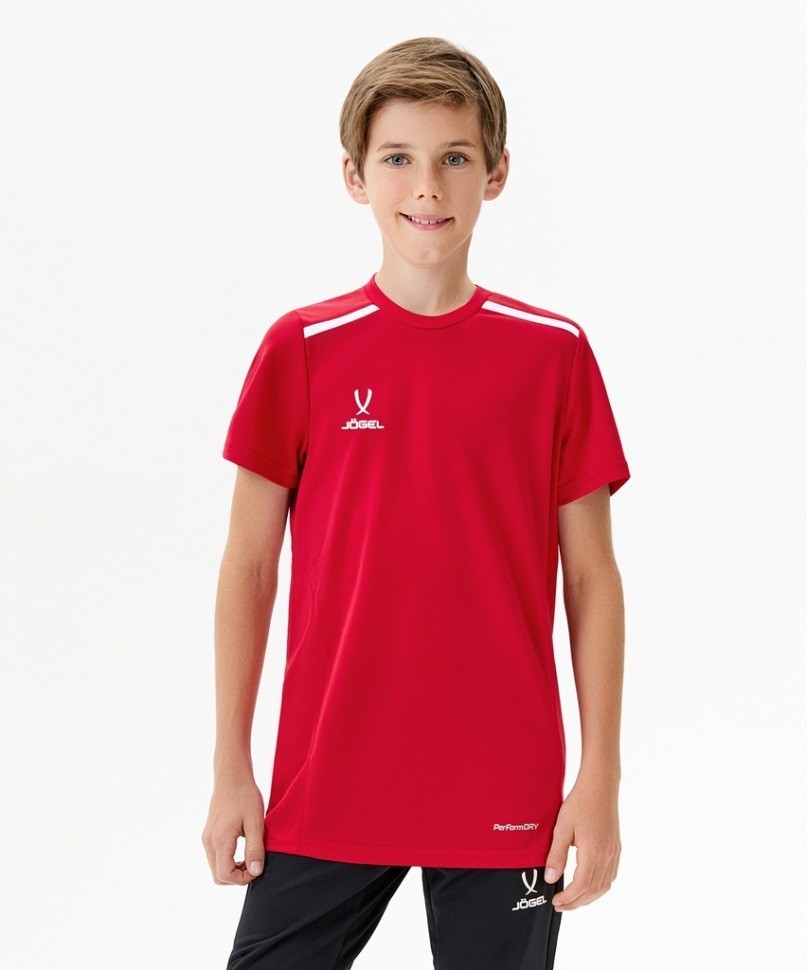 Футболка тренировочная JOGEL DIVISION Training Tee, красный (2115981)