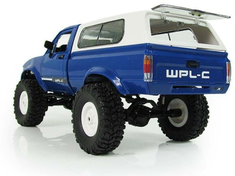 Радиоуправляемая машина WPL пикап Hilux (синяя) 4WD 2.4G 1:16 RTR (WPLC-24-BLUE)