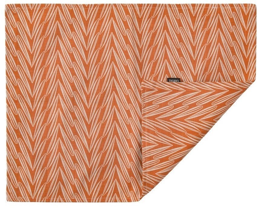 Салфетка под приборы из хлопка с графичным принтом Колосья из коллекции russian north, 35х45 см (71802)