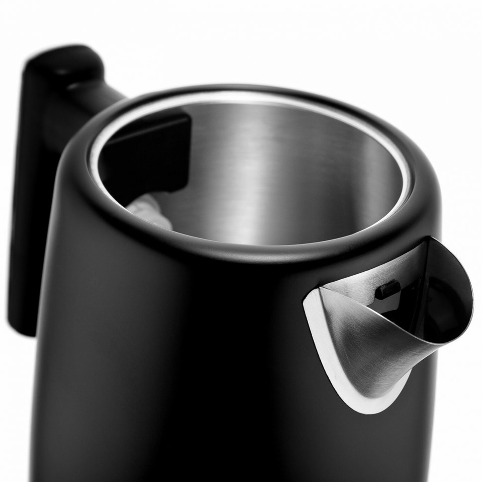 Чайник BRAYER BR1017 1,7 л 2200 Вт закр нагр элемент сталь черный 456060 (94107)