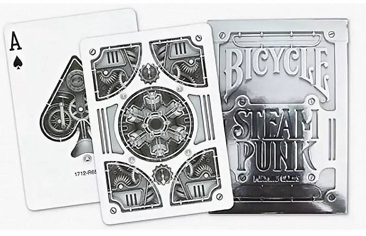 Карты "Bicycle Silver Steampunk" (32332)