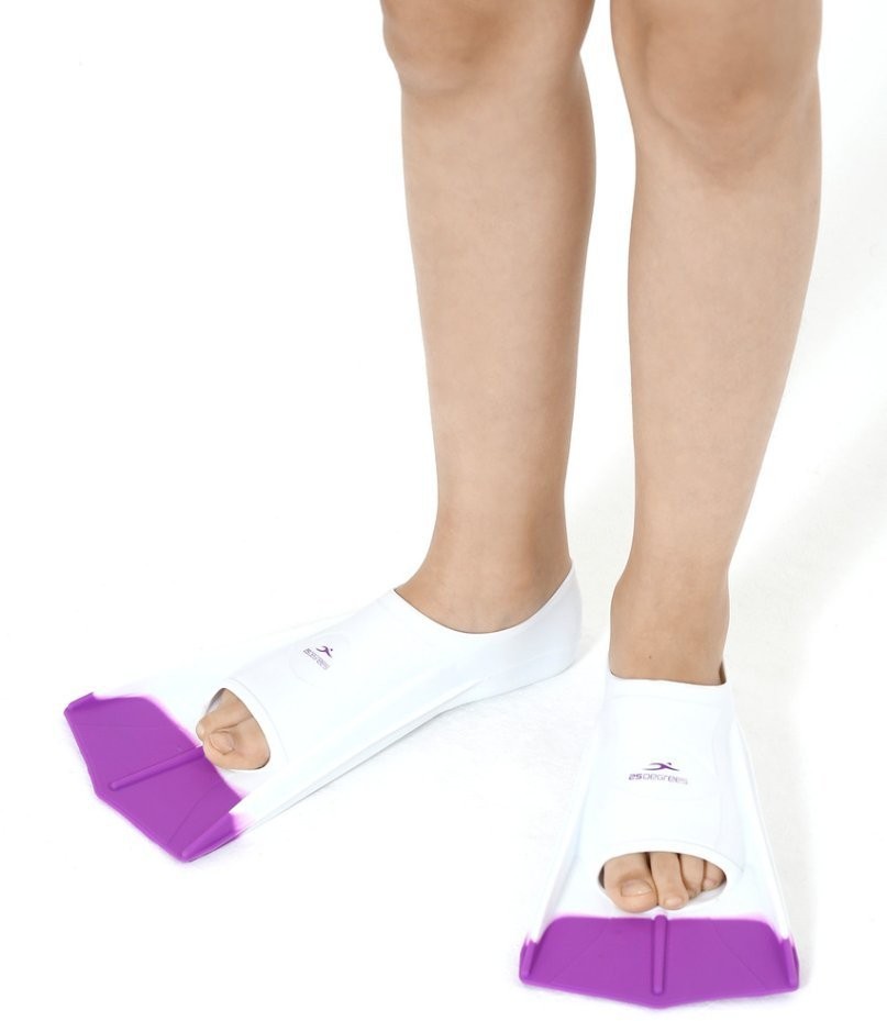 Ласты тренировочные 25DEGREES Pooljet White/Purple, S (2107324)