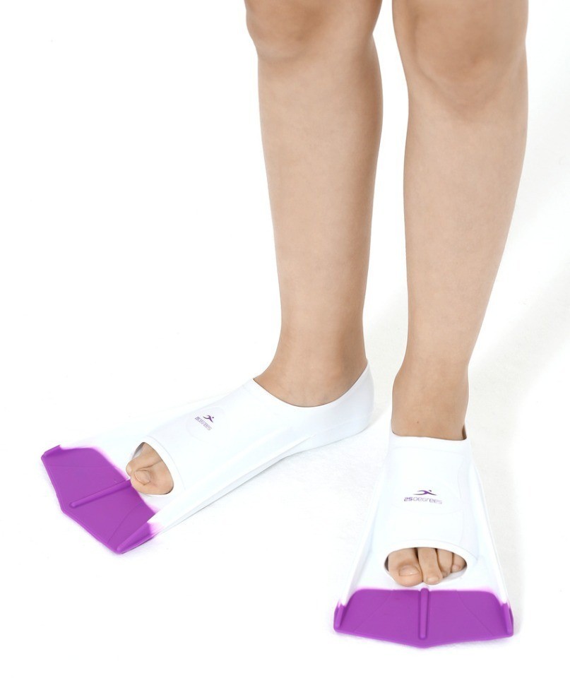 Ласты тренировочные 25DEGREES Pooljet White/Purple, S (2107324)