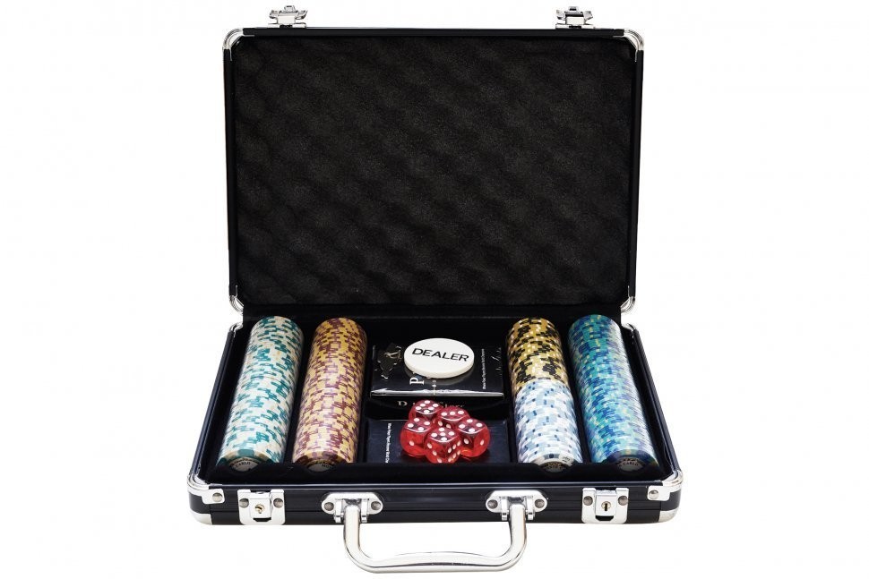 Набор для покера Monte Carlo на 200 фишек (46261)