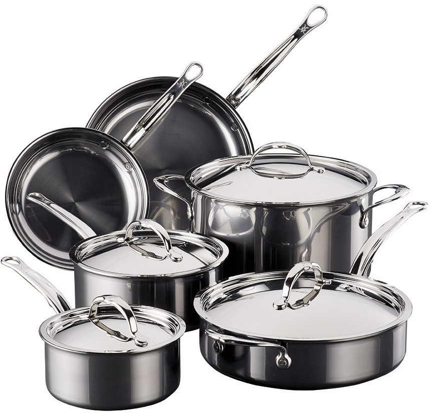 Набор из 2 сковород, 3 сотейников и кастрюли (68140)