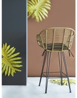 Стул полубарный vetle bent, ротанг (77584)