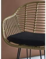 Стул полубарный vetle bent, ротанг (77584)