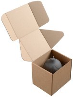 Свеча декоративная графитового цвета из коллекции edge, 10,5см (73755)