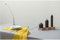 Свеча декоративная графитового цвета из коллекции edge, 10,5см (73755)