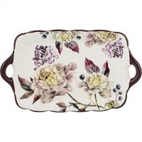 Блюдо &quot;пурпур&quot; 23,5*14 см. высота=2,5 см. Agness (358-1544)