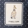 Фартук "family farm" 60х70 см 100% хлопок,синий, кайма,твил,пропитка Lefard (850-742-72)