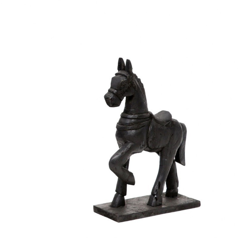 Декор лошадь HD680, манго, Black, ROOMERS FURNITURE