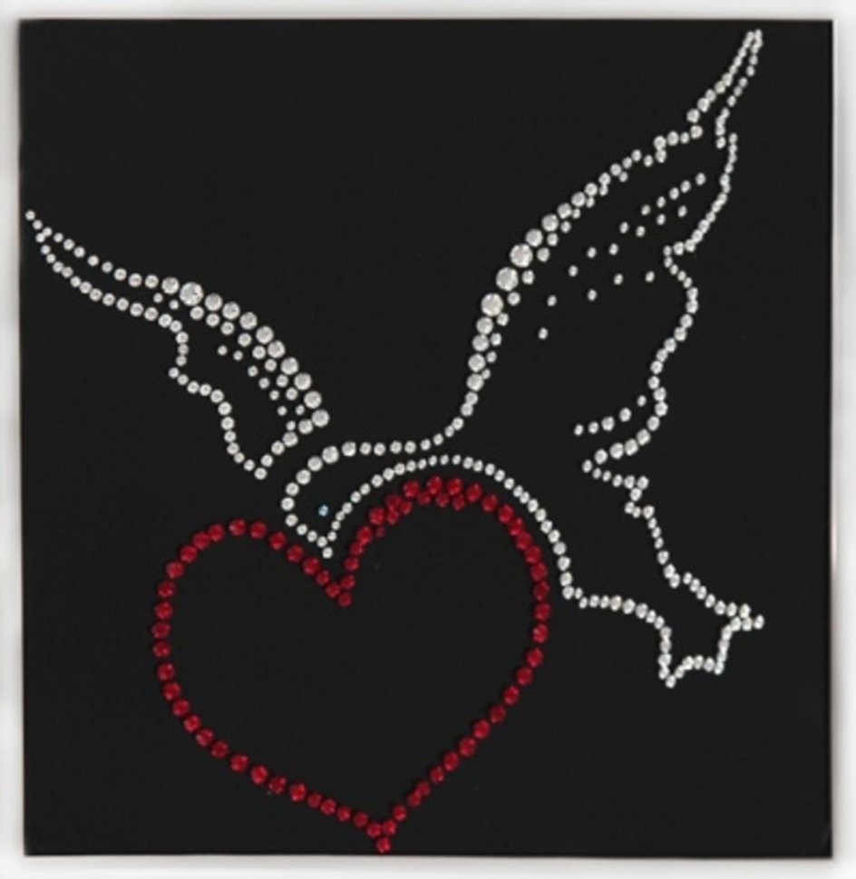 Картина Птица счастья с кристаллами Swarovski (1253)