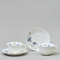 Чайный набор lefard &quot;васильки&quot;  на 2 пер. 4 пр. 330 мл (760-829)