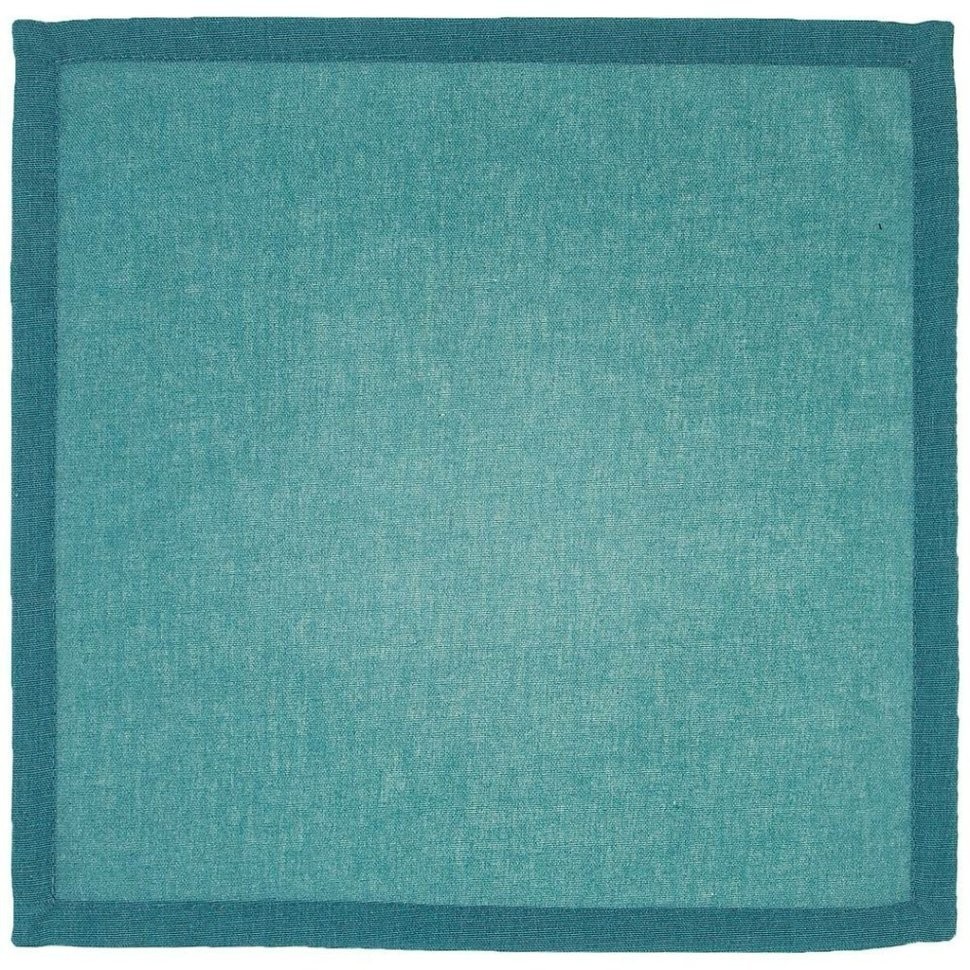 Набор салфеток из 3х шт 40х40, "антик",х/б 100%,бирюза+горчичный SANTALINO (850-603-51)