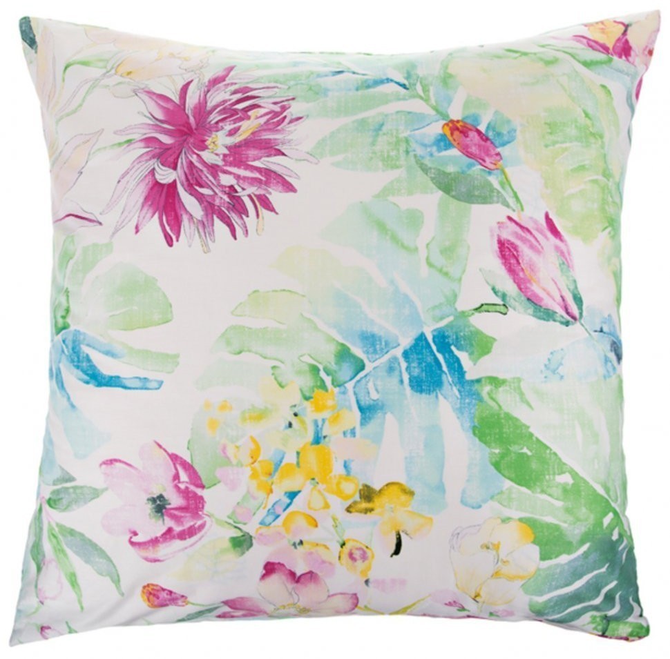 Наволочка 70*70см. "тропикана", 100% хлопок, сатин SANTALINO (985-709)