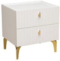 Тумбочка прикроватная Doria белая 50*40*55см (TT-00011937)