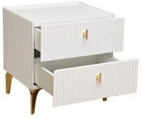 Тумбочка прикроватная Doria белая 50*40*55см (TT-00011937)