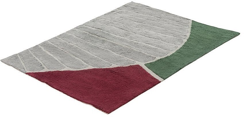 Ковер из хлопка с рисунком tea plantation из коллекции terra, 160х230 см (74499)