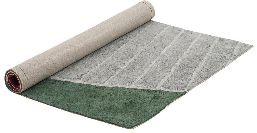 Ковер из хлопка с рисунком tea plantation из коллекции terra, 160х230 см (74499)