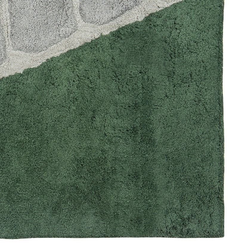 Ковер из хлопка с рисунком tea plantation из коллекции terra, 160х230 см (74499)