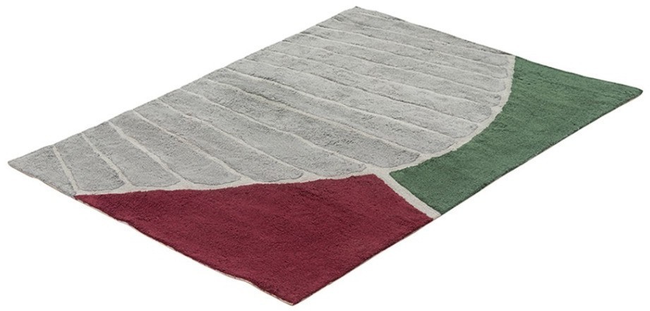 Ковер из хлопка с рисунком tea plantation из коллекции terra, 160х230 см (74499)