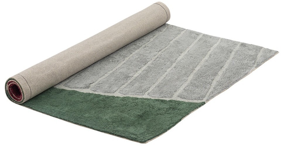 Ковер из хлопка с рисунком tea plantation из коллекции terra, 160х230 см (74499)