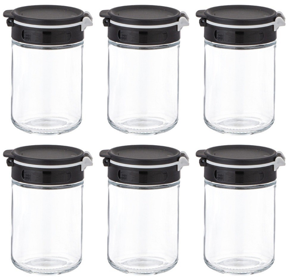 Набор емкостей для специй 6шт 200мл agness (671-104)