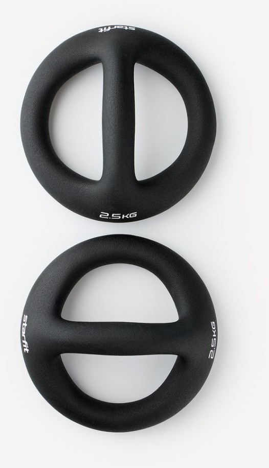 Гантели-упоры для отжиманий DB-801 2,5 кг, черный (2119017)