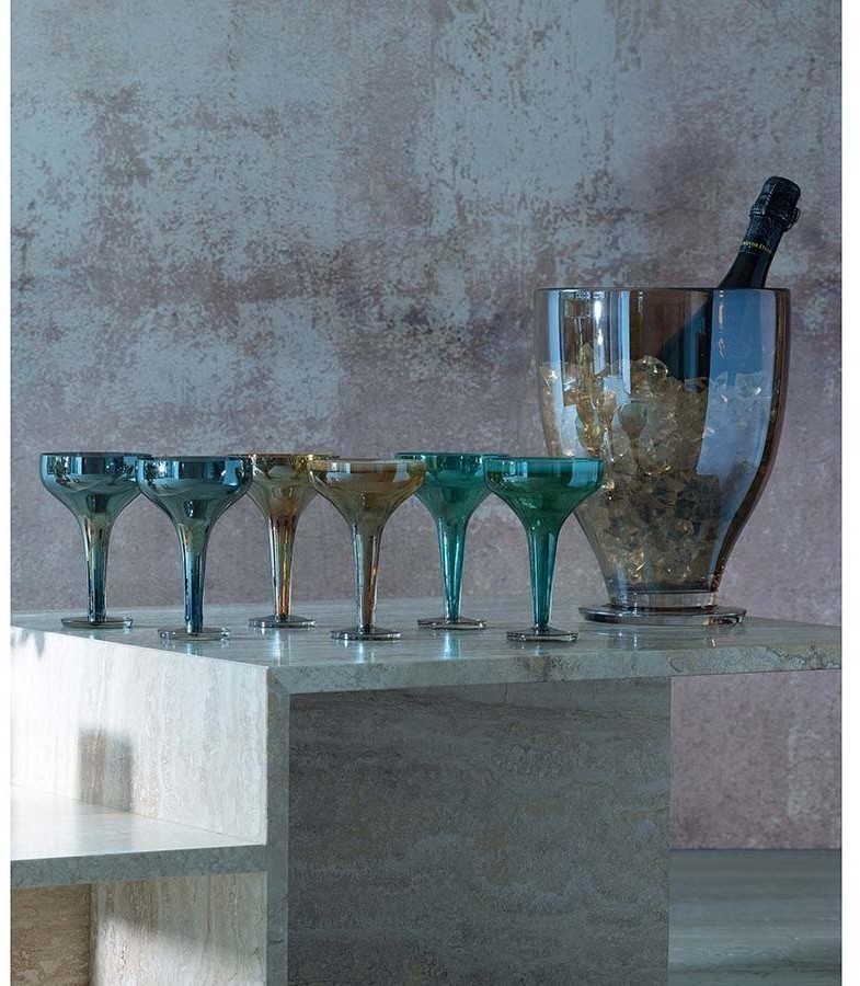 Набор креманок для шампанского signature, epoque, 150 мл, сапфир, 2 шт. (70266)