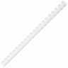 Пружины пластиковые для переплета к-т 100 шт 16 мм для сшив. 101-120 л белые Офисмаг 531457 (90031)