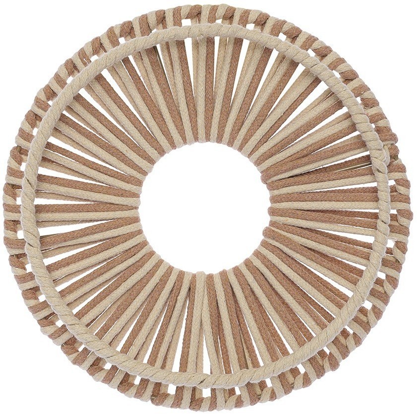 Корзина плетеная dholak beige из коллекции ethnic, размер l (77210)
