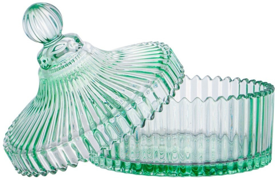 Емкость для хранения lefard с крышкой "bliss green", 15*16см (781-309)