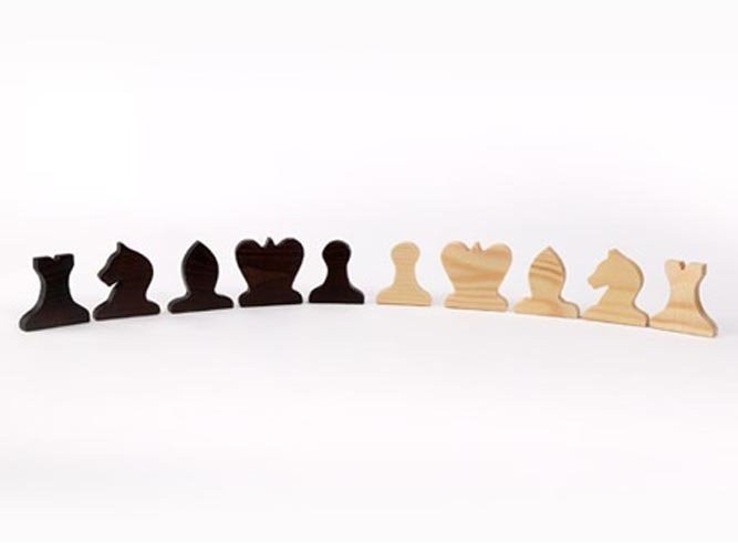 Шахматные фигуры к настенной демонстрационной доске (Орлов) (33060)