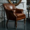 Кресло 1113/B11#, Кожа, Vintage cigar, ROOMERS FURNITURE