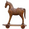 Лошадь декоративная A004, дерево ценных пород, Brown, ROOMERS ANTIQUE