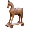 Лошадь декоративная A004, дерево ценных пород, Brown, ROOMERS ANTIQUE