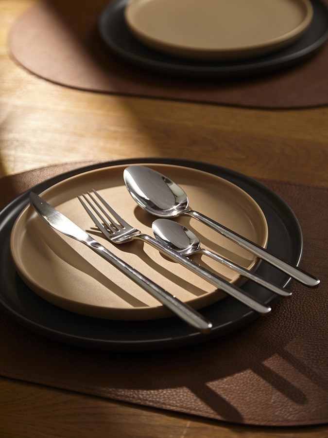 Набор из 4-х двухсторонних сервировочных салфеток pool, 30х45 см, синий/коричневый (78746)