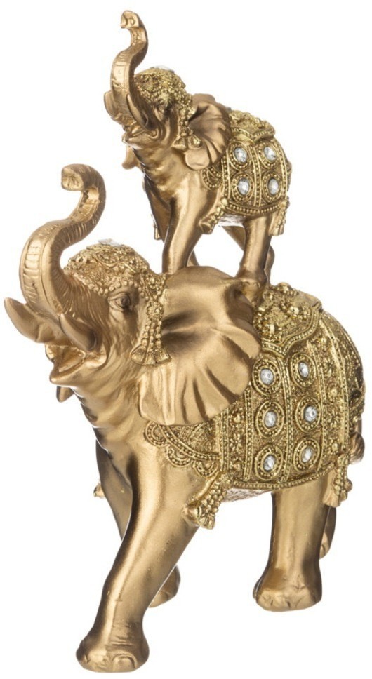 Фигурка декоративная "слоны" 21*9*25 см Lefard (146-1776)
