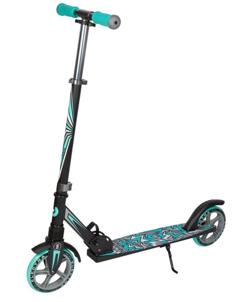 Самокат 2-колесный Electra 180 мм, серый/мятный (2022727)