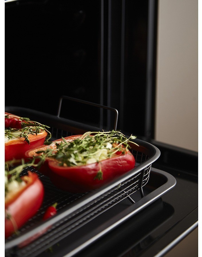 Противень для запекания с решеткой-гриль roast masters, 22х30 см, черный (77880)