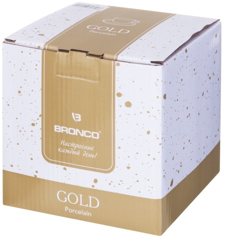 Чайный набор bronco "gold" на 4 пер. 8 пр. 200 мл (263-1358)