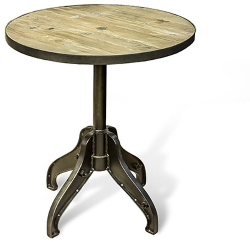 Стол Дидье SW15264, 60, каркас металл, столешка дуб, Black, ROOMERS FURNITURE