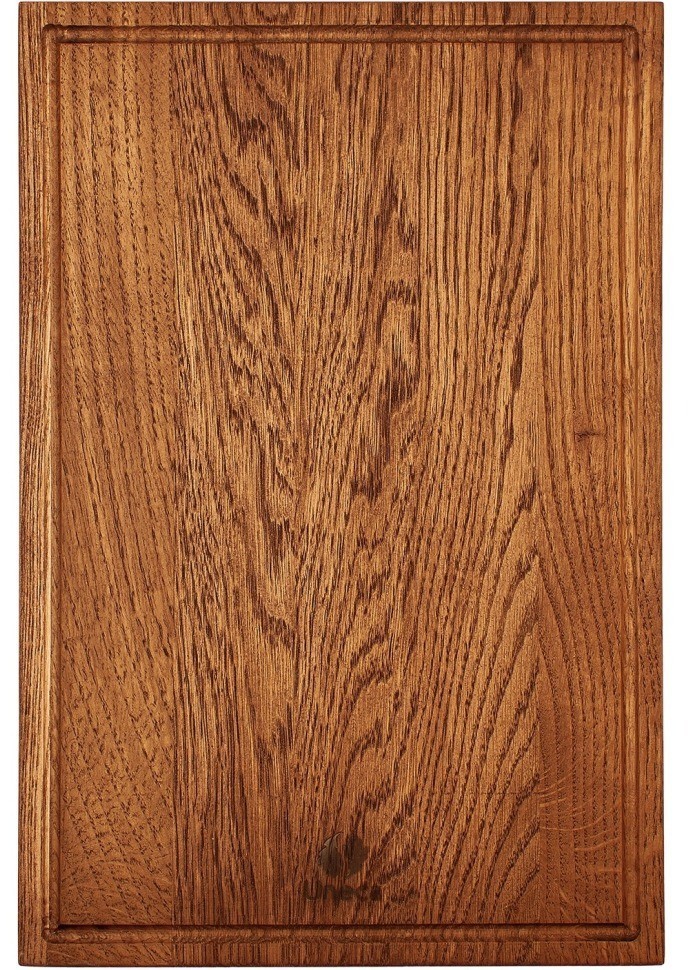 Доска разделочная прямоугольная 33х23х1,8 см деревянная, дуб ДЧ-019/2