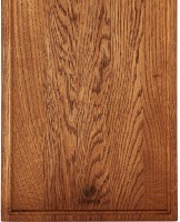 Доска разделочная прямоугольная 33х23х1,8 см деревянная, дуб ДЧ-019/2