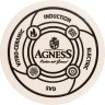 Миска agness эмалированная с пластиковой крышкой, серия тюдор, 20 х 9 см / 1,7л Agness (950-316)