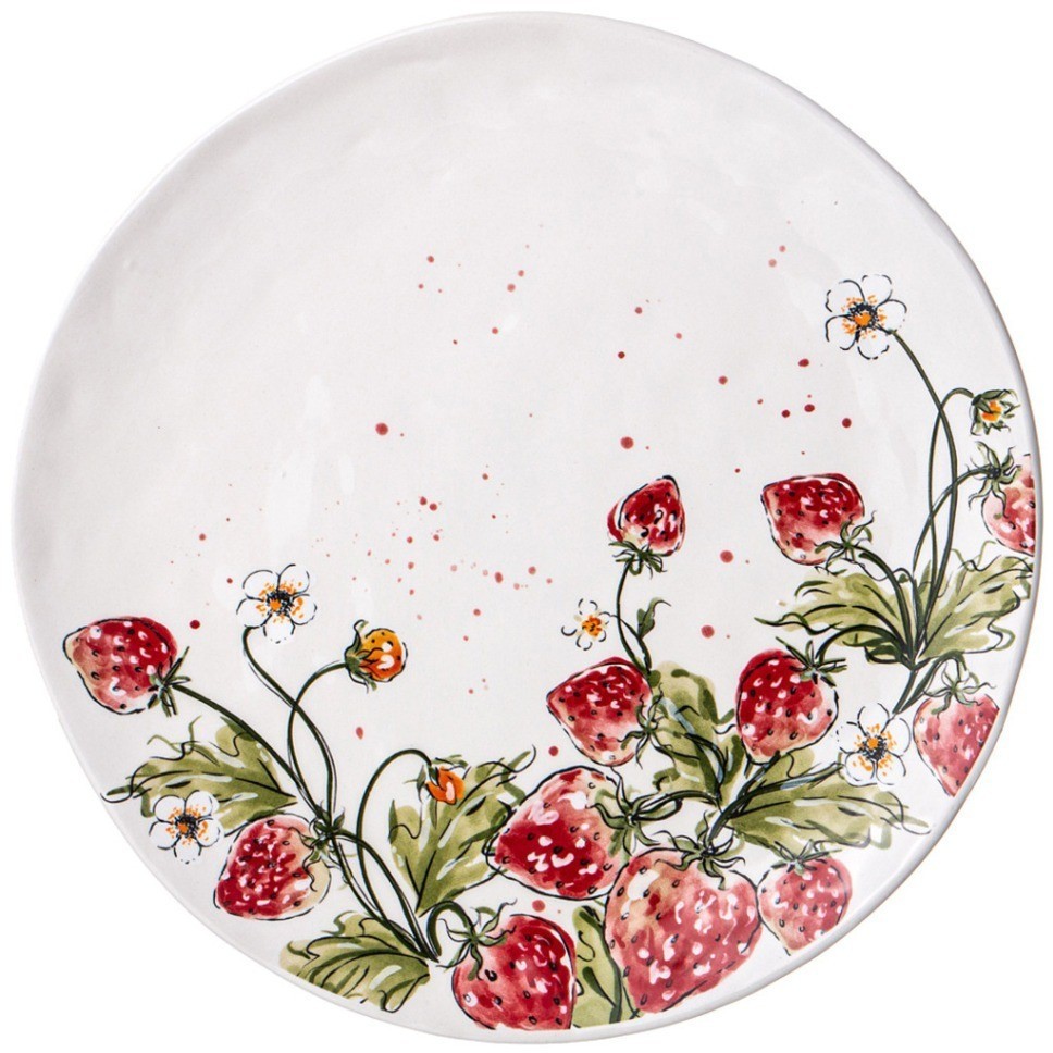 Тарелка обеденная lefard "strawberry" 27 см (368-531)