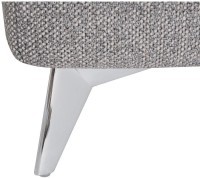 Кровать Michelle без под.мех. серый Gaud51+кожаVS 183*230*99см (TT-00004329)