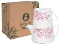 Набор &quot;Чай для меня&quot; - Цветущая вишня чайник заварочный + кружка + подставка 11 5 976 2685
