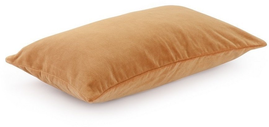 Чехол на подушку из хлопкового бархата коричневого цвета из коллекции essential, 30х50 см (72610)